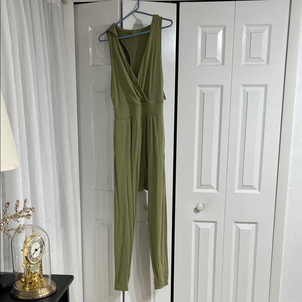 FP Movement by Free People Sage Green Jumpsuit